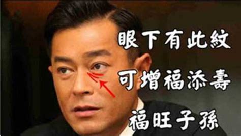 眼下有紋面相